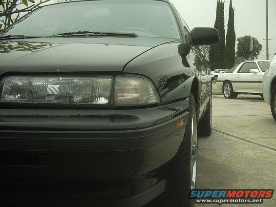 1989 Mazda MX-6 front corner, black